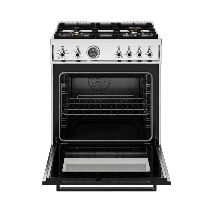 30 In. Gas Range Bertazzoni PRO304BFEPXT  Stainless  4 Burners     Capacity 4.6 cubic feet   Width 30 inches