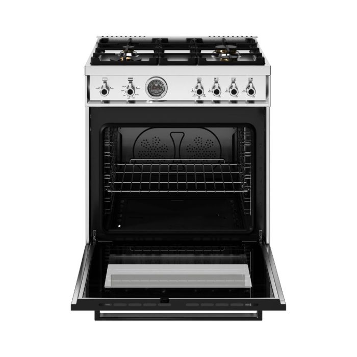 30 In. Gas Range Bertazzoni PRO304BFGMXTLP  Stainless  4 Burners     Capacity 4.7 cubic feet   Width 30 inches