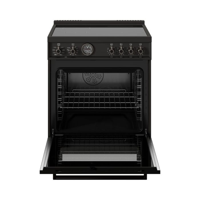 Cuisinière 30 Po. Induction Bertazzoni PRO304IFEPCAT  Noir 4 bruleurs     Capacité 4.6 pieds cubes   largeur 30 pouces