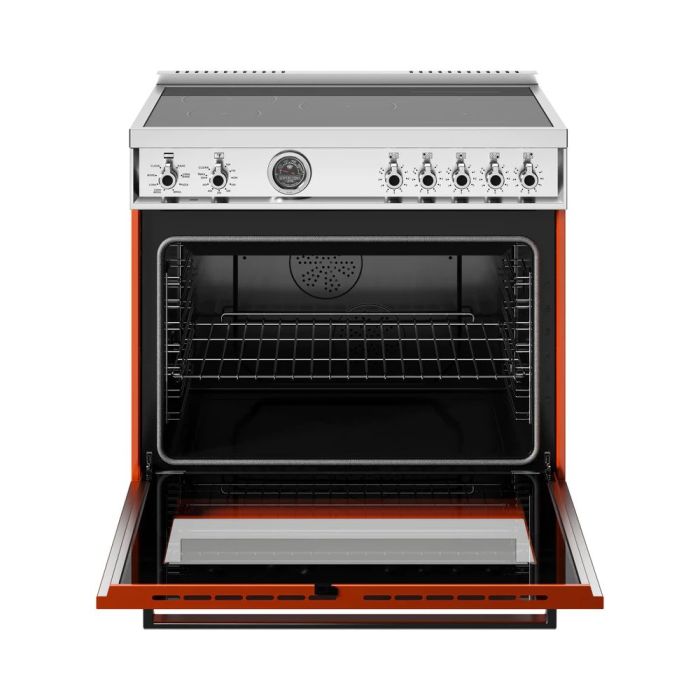 36 In. Induction Range Bertazzoni PRO365ICFEPART  Orange  5 Burners     Capacity 5.7 cubic feet   Width 36 inches