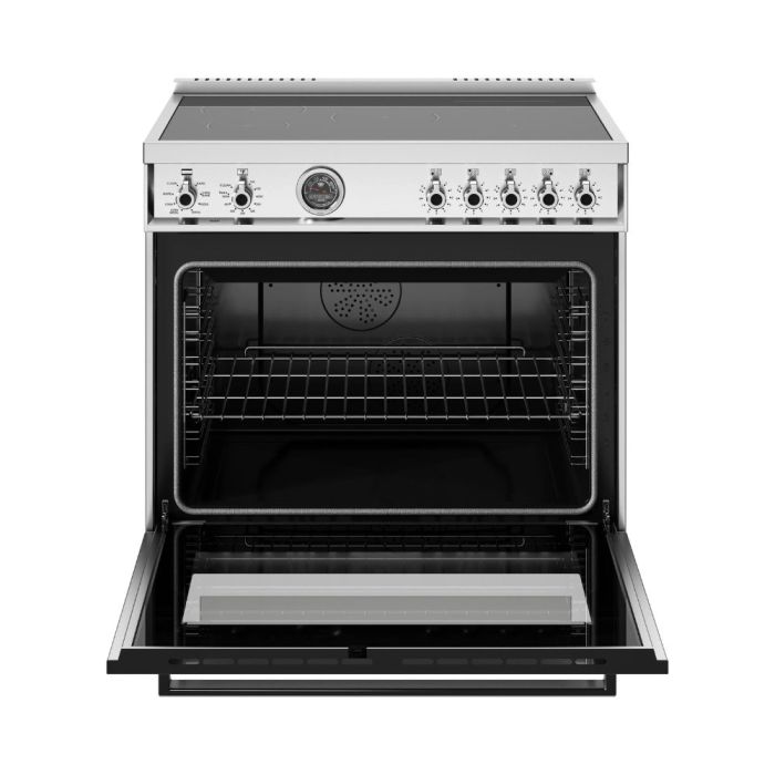 36 In. Induction Range Bertazzoni PRO365ICFEPXT  Stainless  5 Burners     Capacity 5.7 cubic feet   Width 36 inches