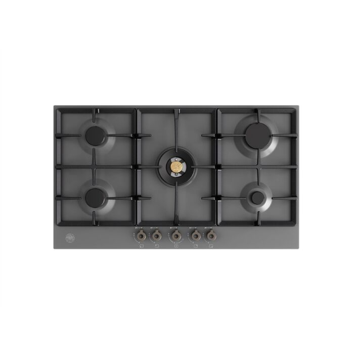 Cooktop Bertazzoni PRO36CT5ACV Gas 5 elements presented by Corbeil