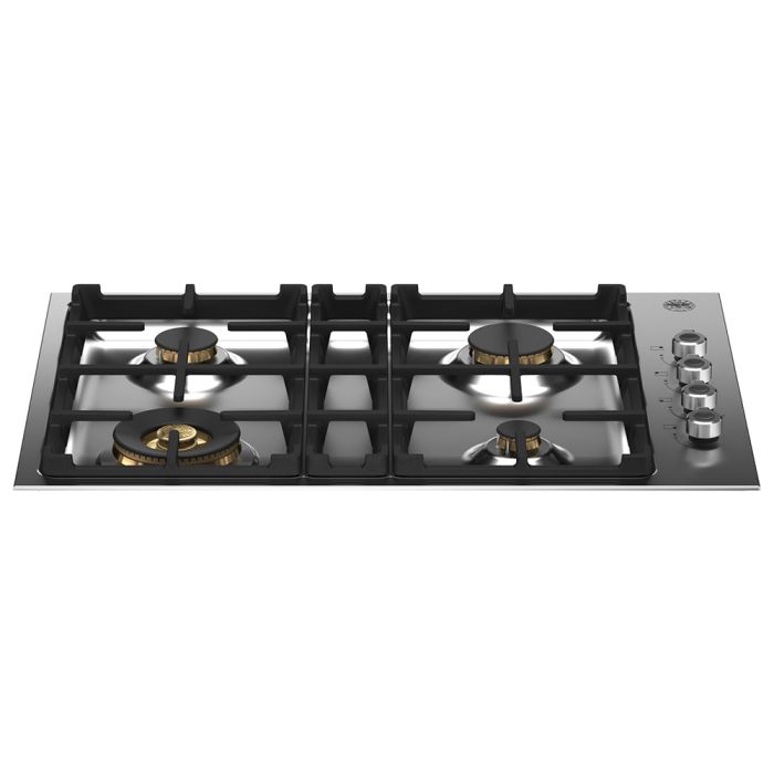 Cooktop Bertazzoni PROF304QBXT Gas 4 elements presented by Corbeil