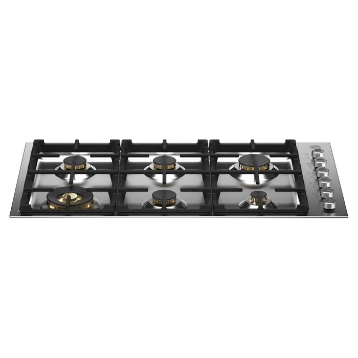 Cooktop Bertazzoni PROF366QBXT Gas 6 elements presented by Corbeil