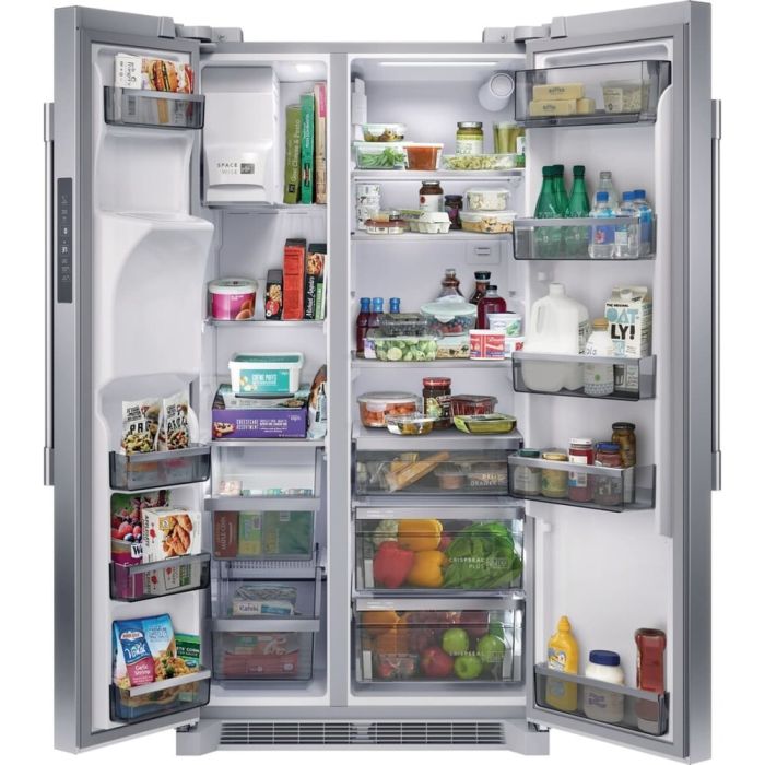 Réfrigérateur Frigidaire PRSC2222AF en Inox présenté par Corbeil Electroménager