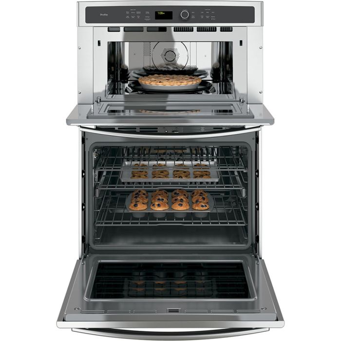 Four mural  GE Profile PT7800SHSS Inox   Capacité  5 pieds cubes  2850 Watts  Encastrable largeur 30 pouces