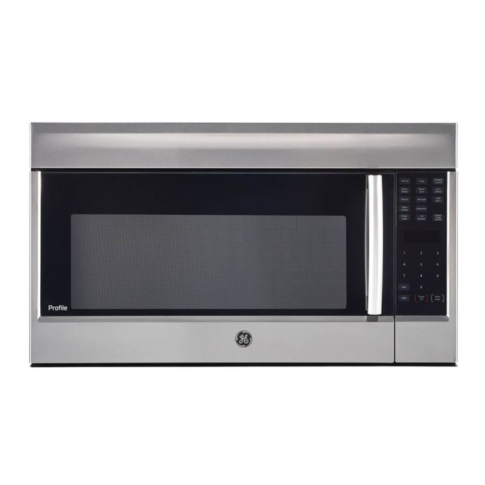 Micro-onde à hotte intégrée 900 W 1.8 pi. cu. GE Profile PVM1899SJC  Inox Capacité 1.8 pied cubic  puissance 900 watt  Hotte sous cabinet