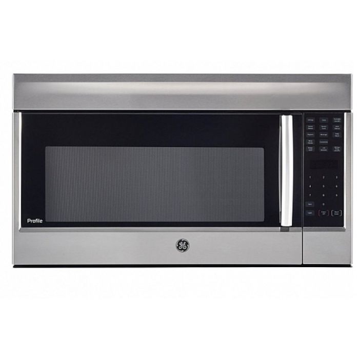 Micro-onde à hotte intégrée 1050 W 2.1 pi. cu. GE Profile PVM2188SJC  Inox Capacité 2.1 pied cubic  puissance 1050 watt  Hotte sous cabinet