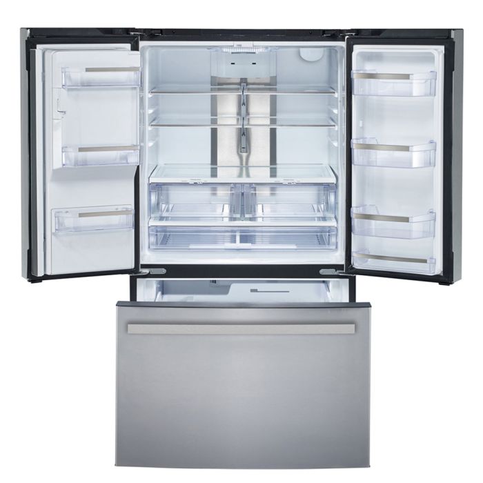 Refrigérateur GE Profile PYE18HYRCFS Inox Portes françaises largeur 33 pouces Capacité 18 pieds cubes