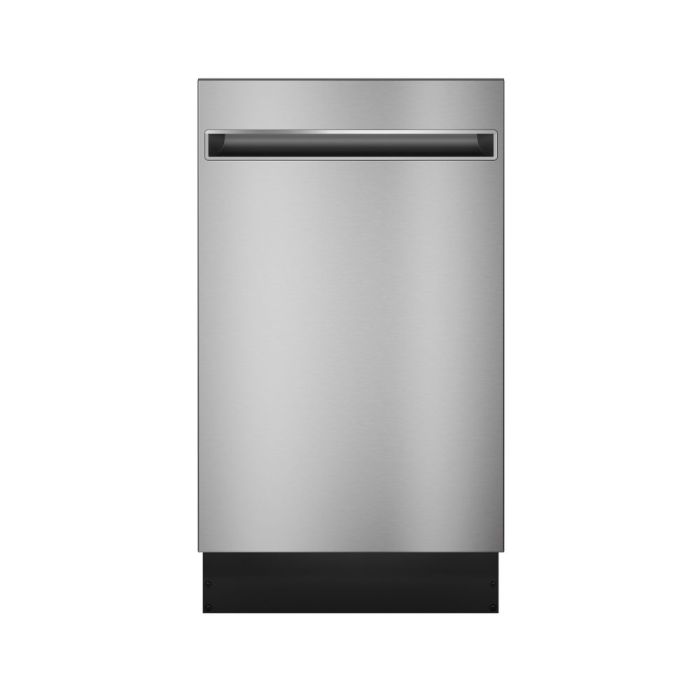 17.75 In. 47 dB Dishwasher Haier QDT125SSLSS width 18 inches  47 Decibels  3 cycles  Built-in