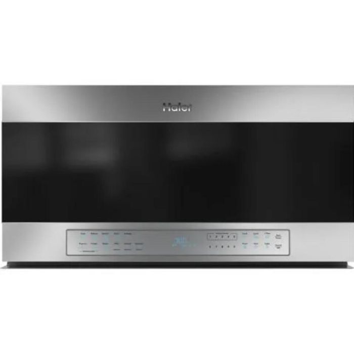 Micro-onde à hotte intégrée 1000 W 1.6 pi. cu. Haier QVM7167RNCSS  Noir Capacité 1.6 pied cubic  puissance 1000 watt  Hotte sous cabinet