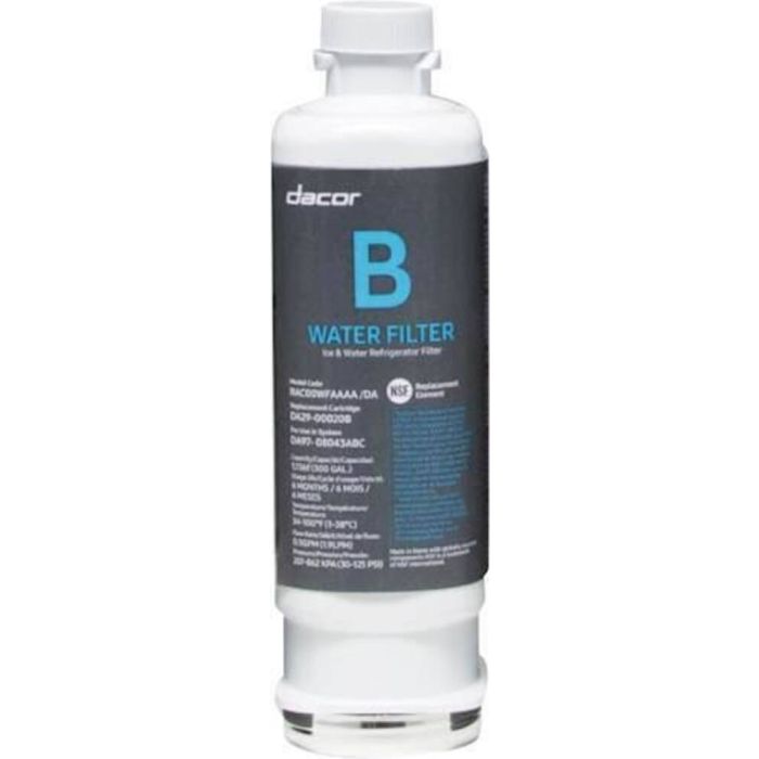 Filtre à eau pour réfrigérateur côte à côte Dacor RAS00WFAAAA en Blanc présenté par Corbeil Electroménager