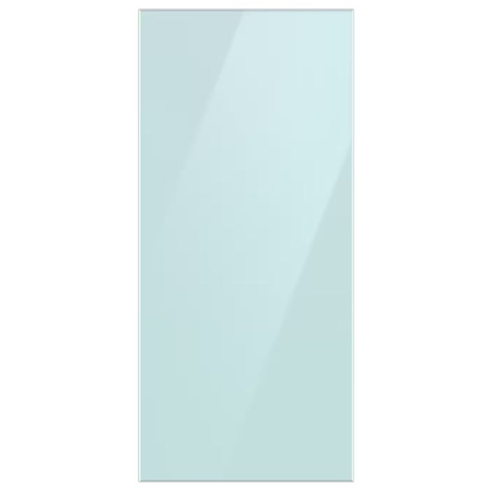 Samsung Bespoke 4-Door Upper Panel RA-F18DUUCM Blue in Blue showcased by Corbeil Appliances