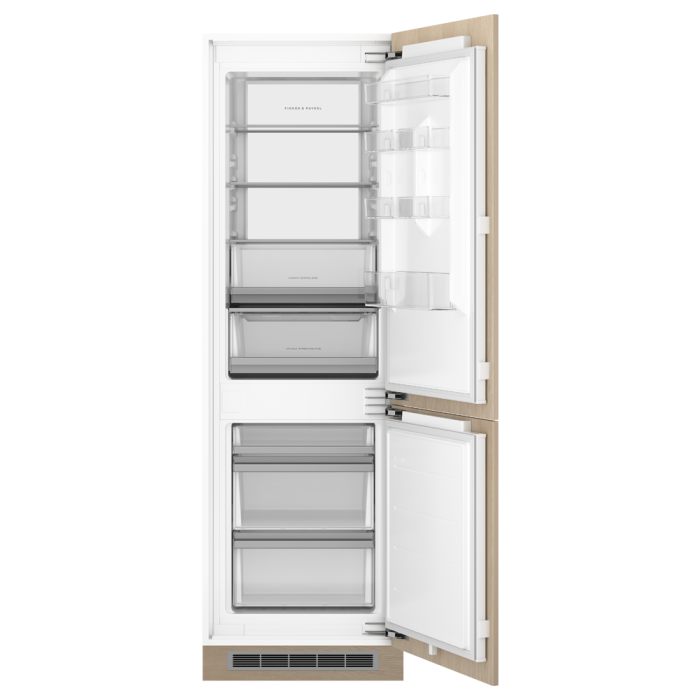 Refrigérateur Fisher & Paykel RB2470BRV2 Panneau Requis Congélateur en bas / porte largeur 22 pouces Capacité 9.5 pieds cubes