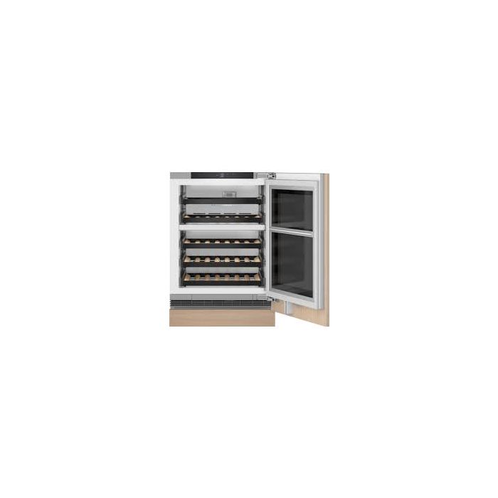RD2435VR100-Integrated panel in glass with ss frame right    Stainless    width 24 inches showcased by Corbeil