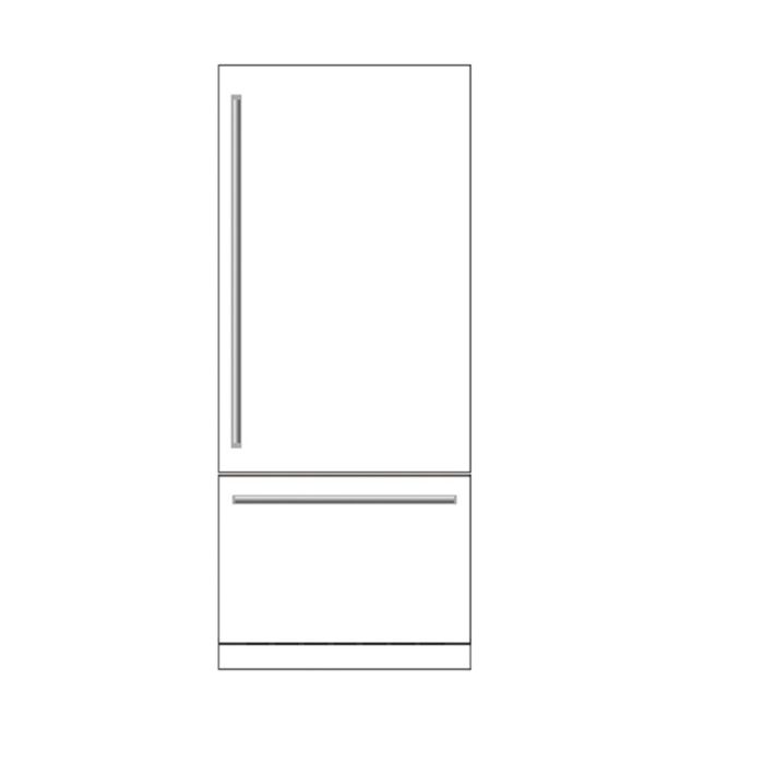 Kit poignée de réfrigérateur Fulgor Milano REFHANDIS36 en Inox présenté par Corbeil Electroménager