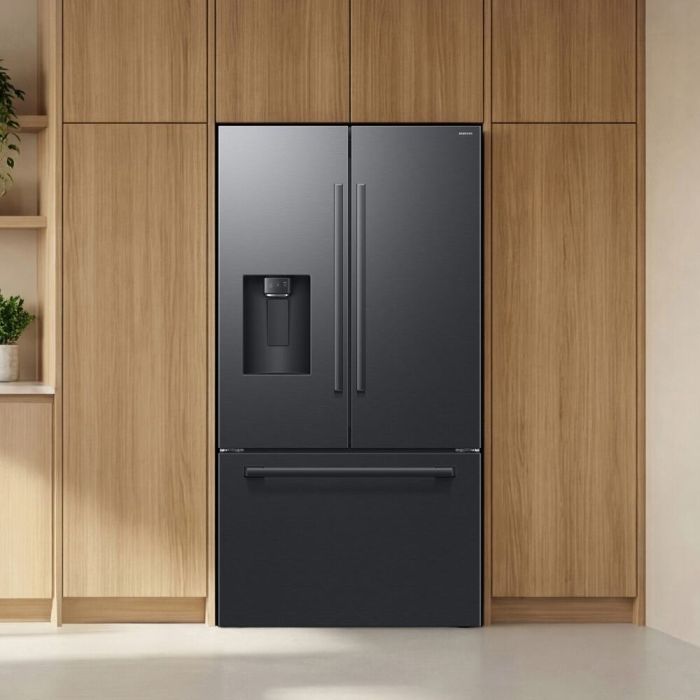 Refrigerator Samsung RF70H30GEEAA Black  Capacity 29 cubic feet French Door   width 36 inches