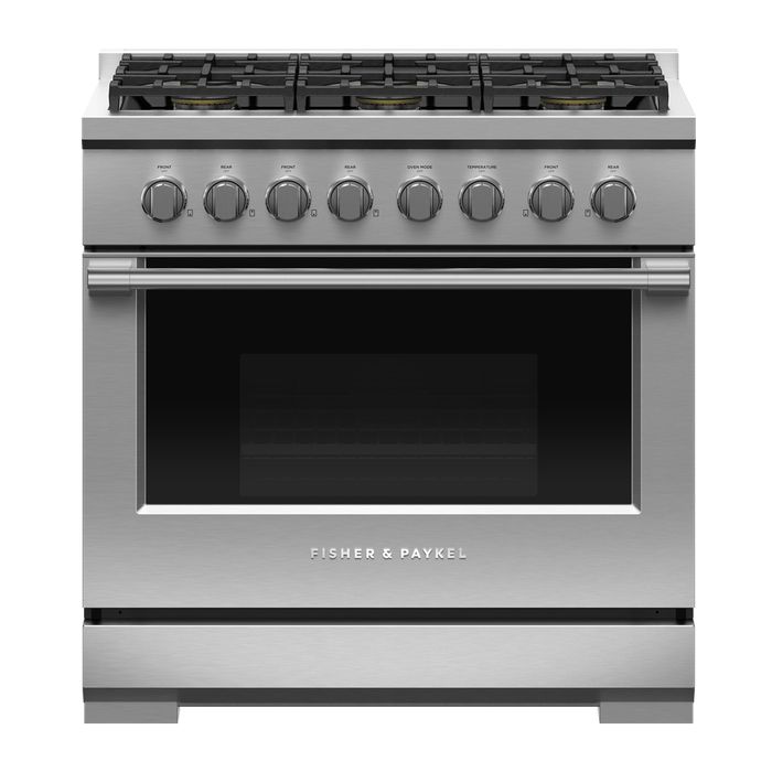 Cuisinière Gaz Fisher & Paykel RGV3-366-L  Inox 6 bruleurs