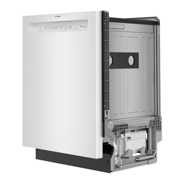 23.56 In. 52 dB Dishwasher Bosch SHE2ADF2N width 24 inches  52 Decibels  8 cycles  Built-in