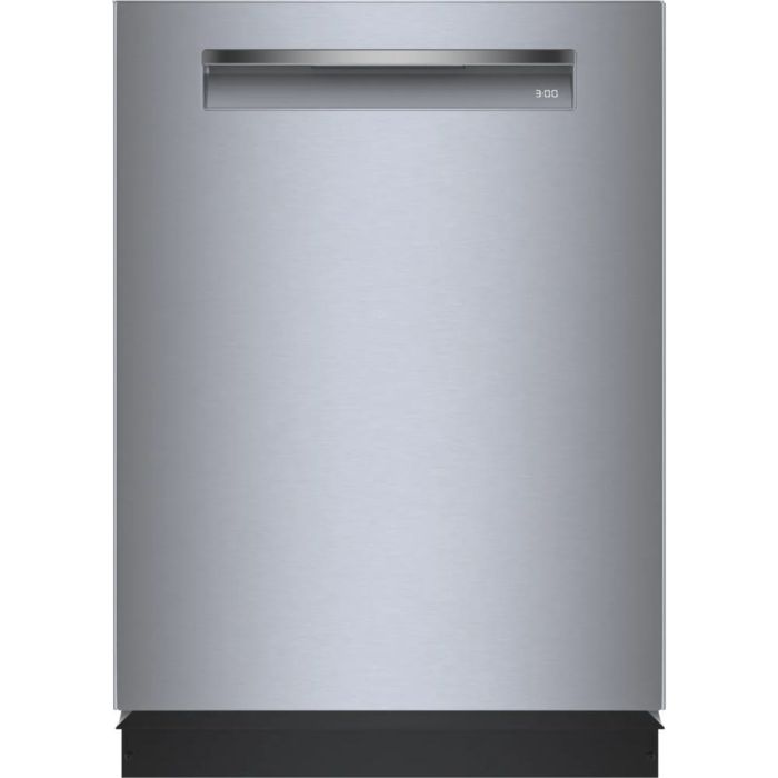 23.54 In. 38 dB Dishwasher Bosch SHP9PCM5N width 24 inches  38 Decibels  5 cycles  Built-in