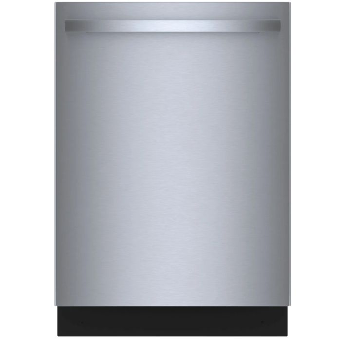 23.54 In. 42 dB Dishwasher Bosch SHX78CM5N width 24 inches  42 Decibels  8 cycles  Built-in