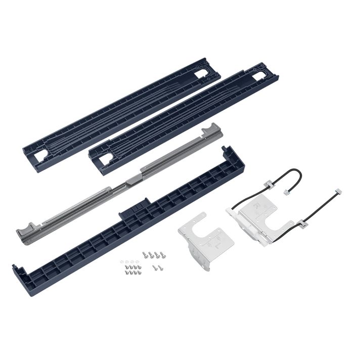 Samsung Stacking Kit SKK-9MCD100 Blue in Blue showcased by Corbeil Appliances