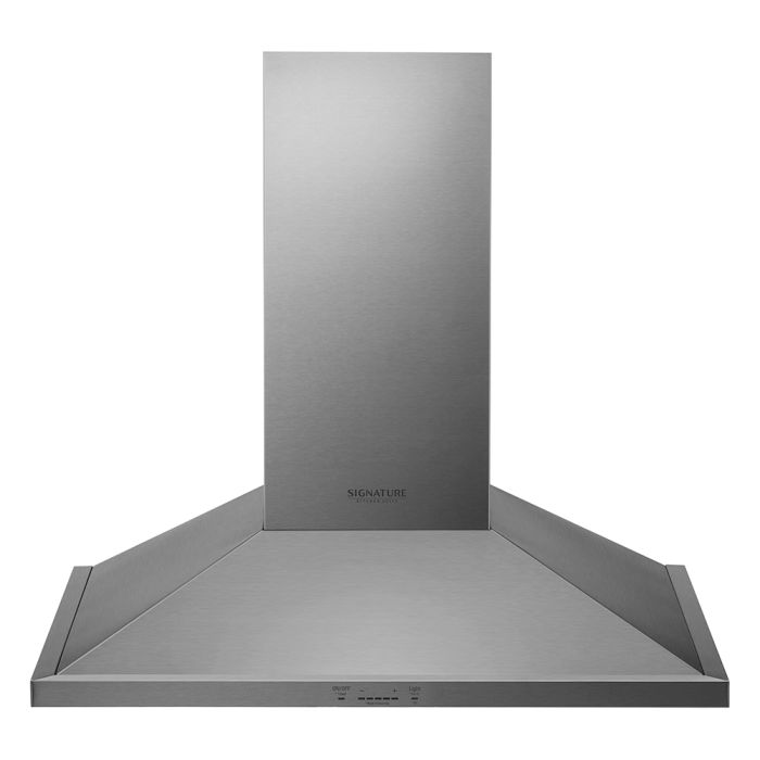 Chimney Hood  600 Cubic feet per minute Signature Kitchen Suite (SKS) SKSCH3001S Stainless  Wall-mount  600 cubic feet per minute