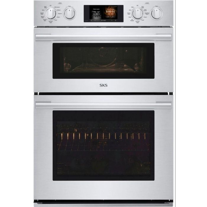Oven Combo Signature Kitchen Suite (SKS) SKSCV3002S  in Stainless  Oven 1 Steam Self-Clean  width 30