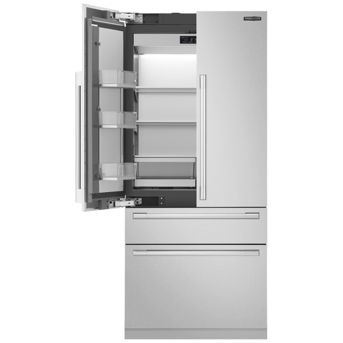 Refrigerator Signature Kitchen Suite (SKS) SKSFD3604P Panel Ready  Capacity 19.3 cubic feet French Door   width 36 inches