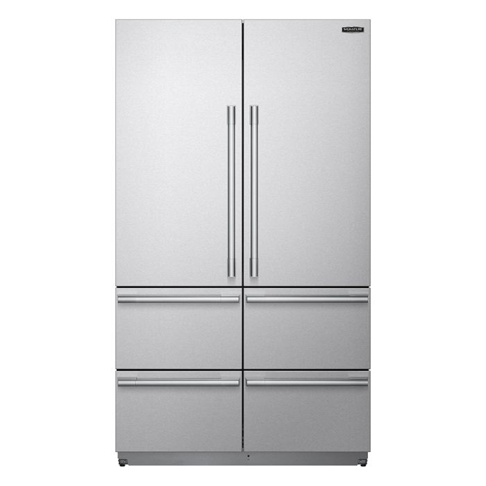 Refrigerator Signature Kitchen Suite (SKS) SKSFD4826P Stainless  Capacity 26 cubic feet French Door   width 48 inches