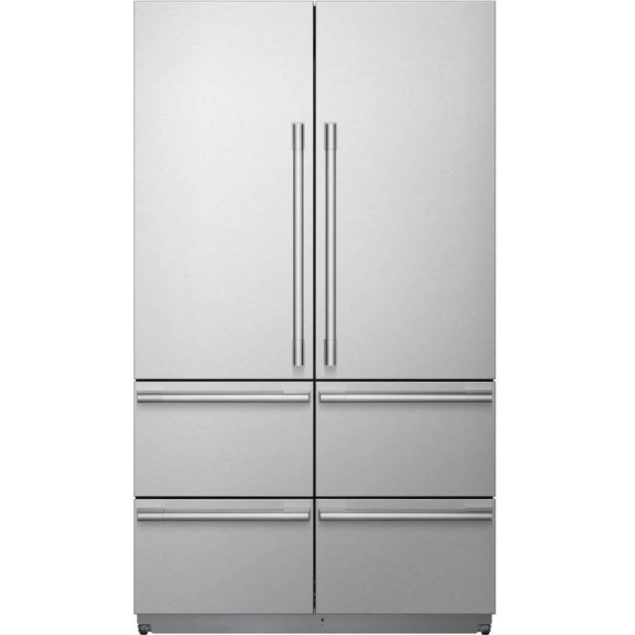 Refrigerator Signature Kitchen Suite (SKS) SKSFD4826SP Stainless  Capacity 26 cubic feet French Door   width 48 inches