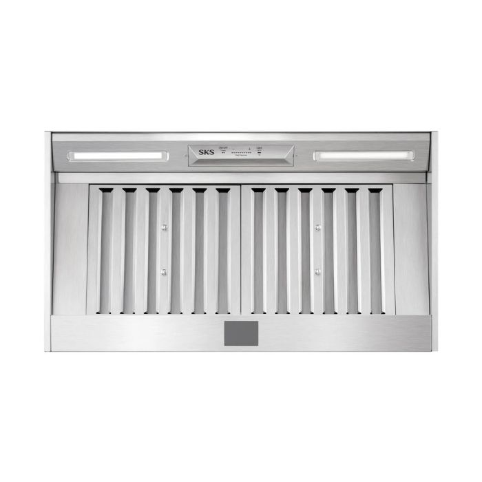 Hotte Sous armoires 35 Po. 600 Pieds cubes par minute Signature Kitchen Suite (SKS) SKSHI3601S Inox Installation Encastrable  600 pieds cubes par minute