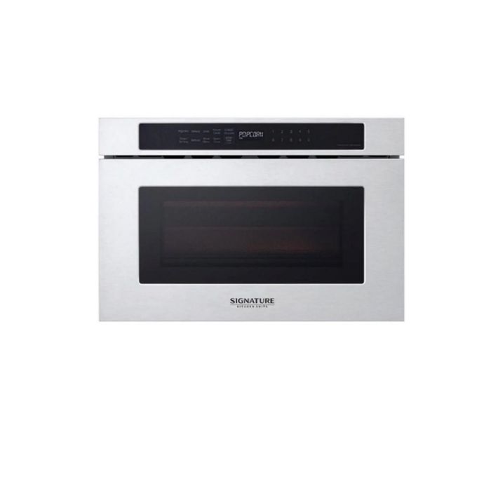 Over the range microwave 900 W 1.2 cu. ft. Signature Kitchen Suite (SKS) SKSMD2401S  Stainless Capacity 1.2 cubic feet  power 900 watt  Built-in