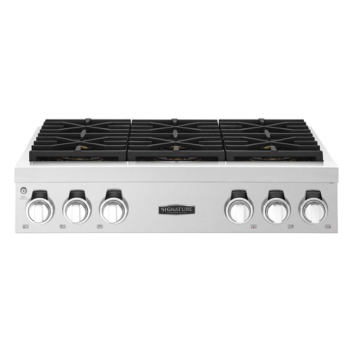 Cooktop Signature Kitchen Suite (SKS) SKSRT360S Gas 2 + 2  elements presented by Corbeil