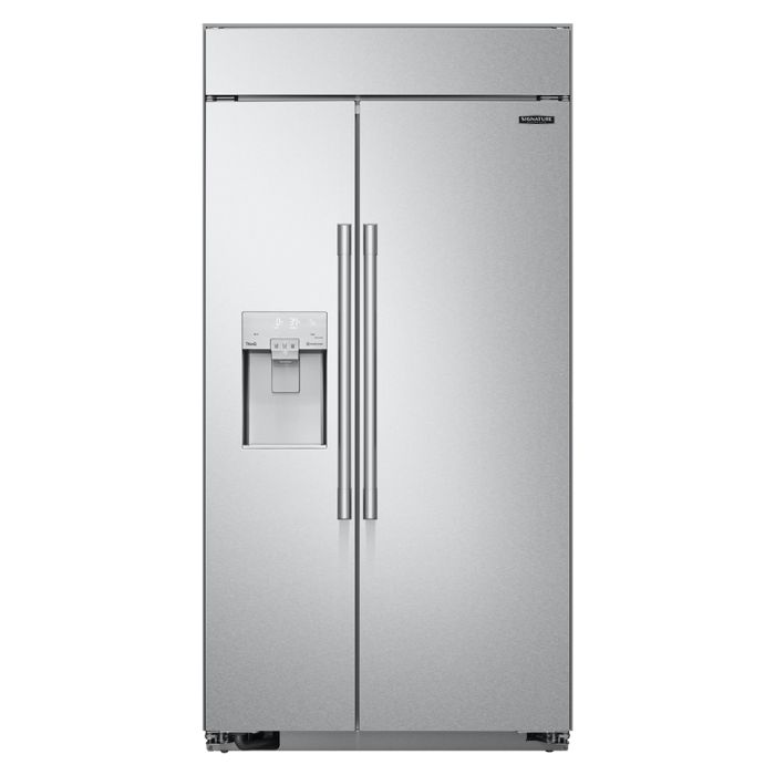 Refrigerator Signature Kitchen Suite (SKS) SKSSB4202S Stainless  Capacity 25.6 cubic feet Side by Side   width 42 inches