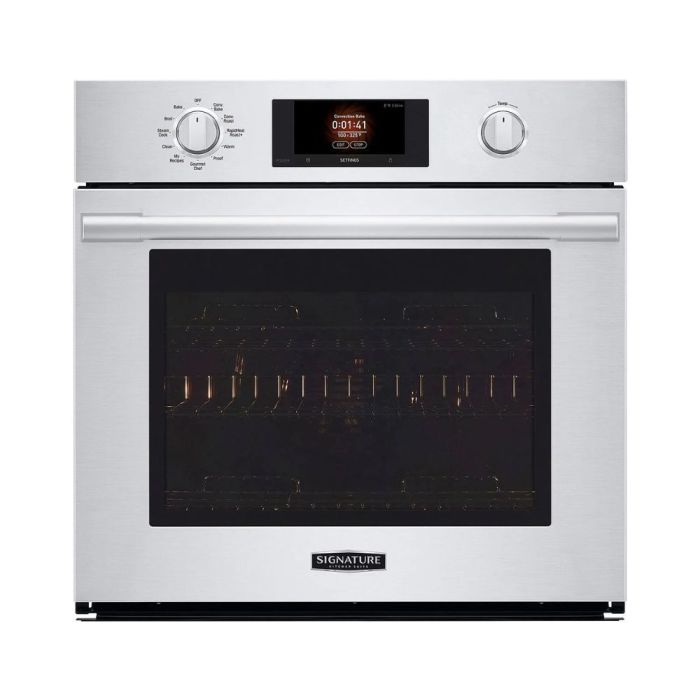 Wall oven  Signature Kitchen Suite (SKS) SKSSV3001S Stainless   Capacity  4.7 cubic feet  2500W Watts  Built-in Width 30 inches