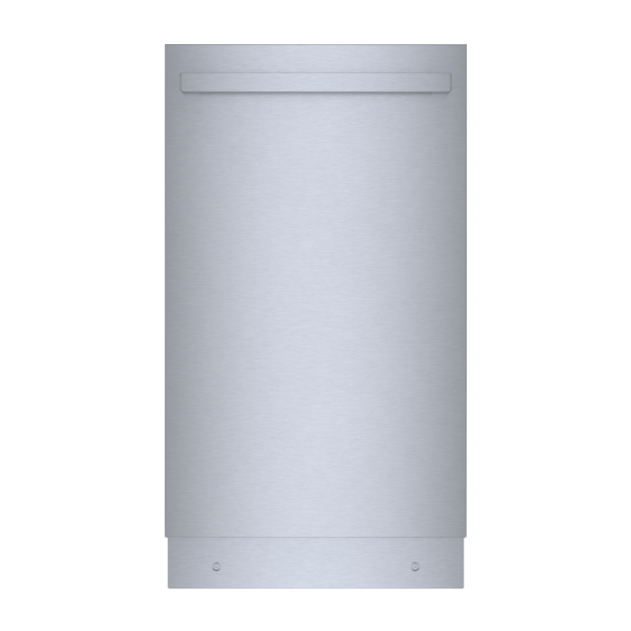 17.64 In. 44 dB Dishwasher Bosch SPX68C75UC width 18 inches  44 Decibels  6 cycles  Built-in