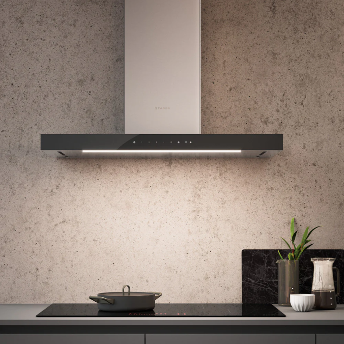 30 In. Ceiling Hood  600 Cubic feet per minute Faber STSP30SSV Stainless  Wall-mount  600 cubic feet per minute