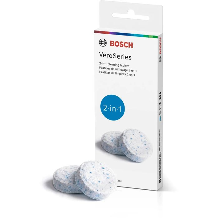 Tablettes de nettoyage pour machine à café Bosch TCZ8001US en Blanc présenté par Corbeil Electroménager