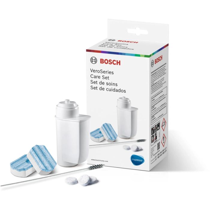 Coffee Machine Care Set Bosch TCZ8004US in White showcased by Corbeil Appliances