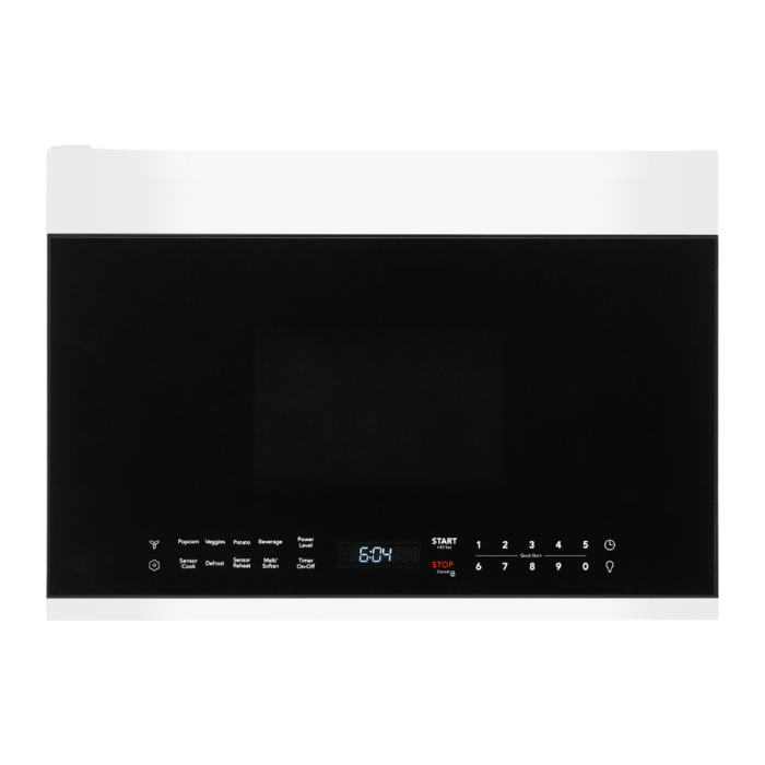 Micro-onde 1000 W 1.4 pi. cu. Frigidaire UMV1422UW  Blanc Capacité 1.4 pied cubic  puissance 1000 watt  Hotte sous cabinet
