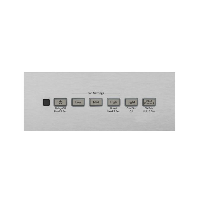 30 In. Hood  350 Cubic feet per minute GE UVW8301SLSS Stainless  Wall-mount  350 cubic feet per minute