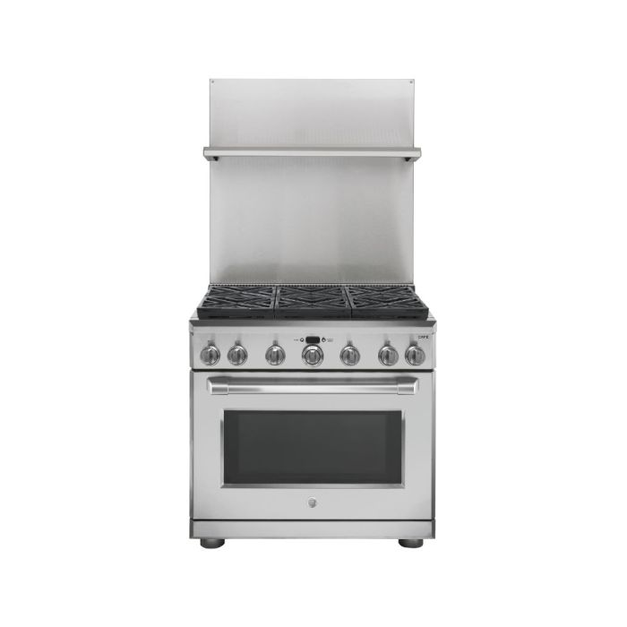 Dosseret 36 Po.  Monogram UXADJB36PSS en Inox présenté par Corbeil Electroménager