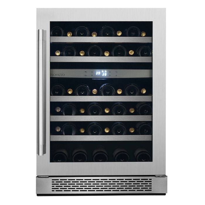 VPC46DS3100-Cellar 46btls 2 zones    Stainless   46 bottles  width 24 inches showcased by Corbeil