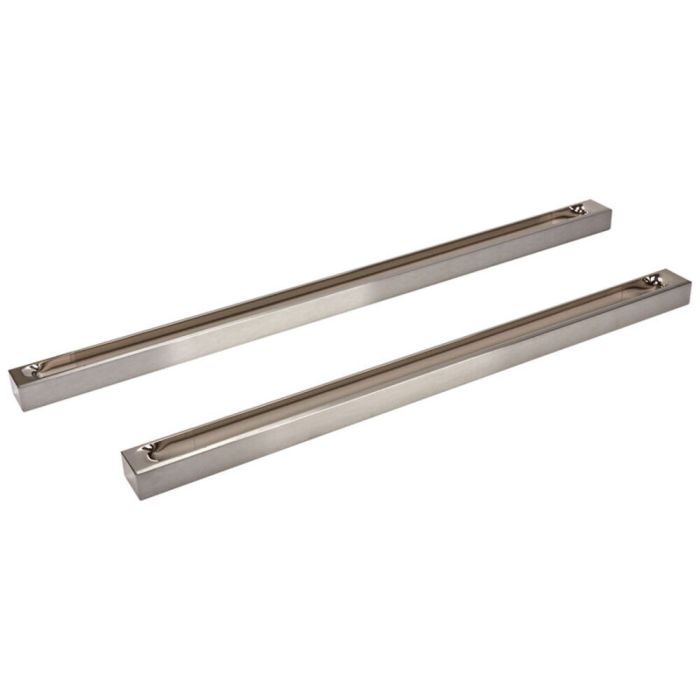 Ensemble de poignée en acier inoxydable pour réfrigérateur encastrable JennAir 36 po W11220302 en Inox présenté par Corbeil Electroménager