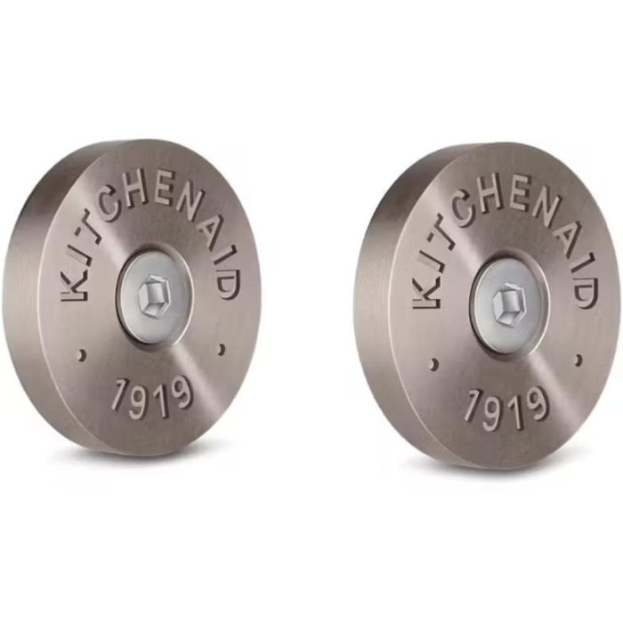 Kit de médaillons pour poignée de cuisinière de style professionnel KitchenAid W11368841BN en Bronze présenté par Corbeil Electroménager