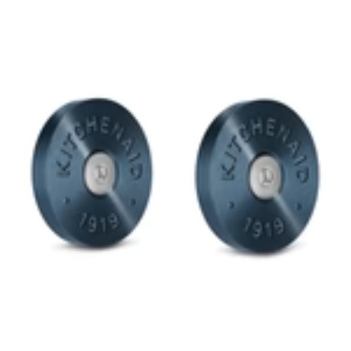 Ensemble de médaillons pour poignée de cuisinière de style professionnel KitchenAid W11368841DD en Bleu présenté par Corbeil Electroménager