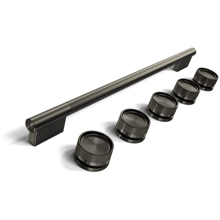 Ensemble poignée et bouton KitchenAid W11773965 en Noir présenté par Corbeil Electroménager