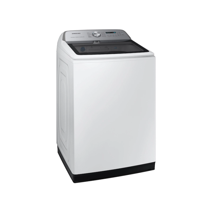 Laveuse Samsung Chargement vertical WA52DG5500AWUS 5.2 pi. cu.   Capacité 5.2 pieds cubes  17 cycles   Autoportant   cuve Acier Inoxydable