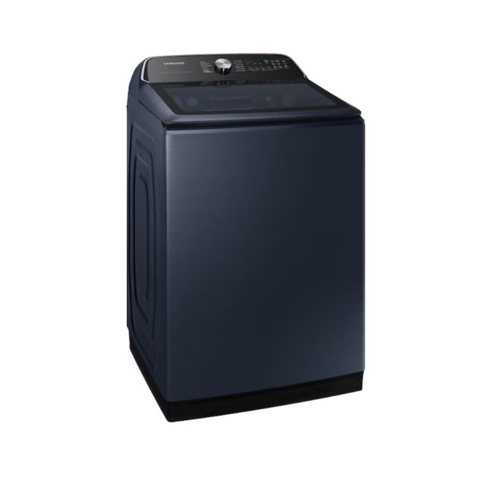 6.1 cu. ft. Top Load Washer  Samsung WA53CG7155ADA4   Capacity  6.1 cubic feet  12 cycles   Freestanding   Stainless Steel tub